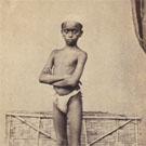 Young boy in loincloth